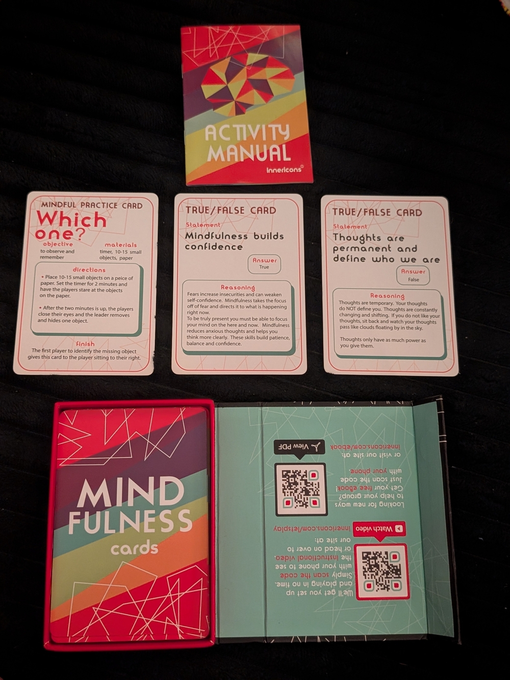 Mindfulness Card Game - Multi Color